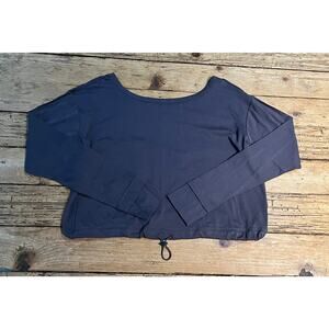 FLX Urban Commuter Womens Active Grey Copped Top NWT Size M